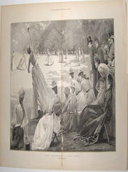 Item #76-1179 Lady Cricketers: A Good Catch. The Illustrated London News, September 28, 1889....