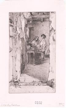 Item #76-1359 The Rag Gatherers’, 1858. James Abbott McNeill Whistler, American