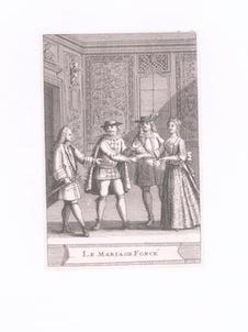Item #76-1459 Le Mariage Force, Comedie by Jean Baptiste Moliere. (1694). 19th Century Artist