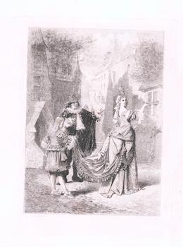 Item #76-1472 Le Mariage Force, Comedie, by Jean Baptiste Moliere. (1694). Adolphe Lalauze, Engraver