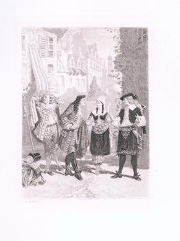 Item #76-1483 Le Mariage Force, Comedie, by Jean Baptiste Moliere. (1694). Adolphe Lalauze, Engraver
