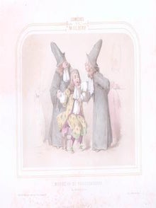 Item #76-1504 Monsieur de Pourceaugnac, Comedie, by Jean Baptiste Moliere. (1669). Edouard Lievre