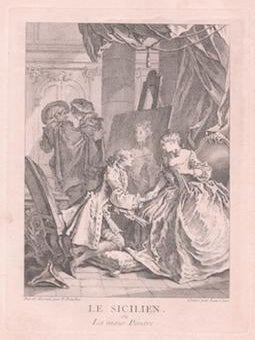 Item #76-1530 Le Sicilien, ou l’Amour peintre. Comedie ballet by Jean Baptiste Moliere. (1667)....