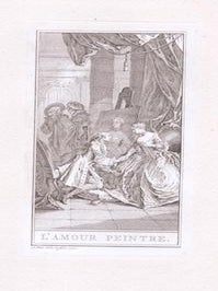 Item #76-1532 L’Amour Peintre, from Le Sicilien, ou l’Amour peintre. Comedie ballet by Jean...