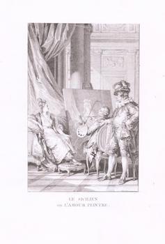 Item #76-1533 Le Sicilien, ou l’Amour peintre. Comedie ballet by Jean Baptiste Moliere. (1667)....