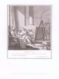 Item #76-1534 Adraste, from Le Sicilien, ou l’Amour peintre. Comedie ballet by Jean Baptiste...
