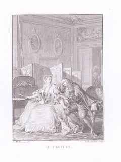 Item #76-1551 Le Tartuffe ou l’Imposteur, Comedie ballet by Jean Baptiste Moliere. (1669)....