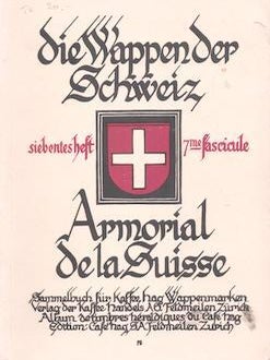 Item #77-0353 Die Wappen der Schweiz - Armorial de la Suisse. Sammelbuch für Kaffee Hag...