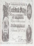 Item #77-0605 The Confederate States of America Five Hundred Dollars - (reproduction). Decorative...