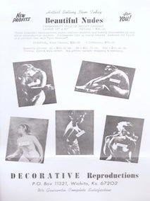 Item #77-0608 Beautiful Nudes. Decorative Reproductions