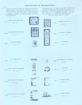 Item #77-0610 Woodcuts & Engravings. Decorative Reproductions