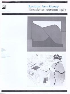 Item #77-0612 London Arts Group Newsletter Autumn 1967 Volume 1, Number 1. London Arts Group
