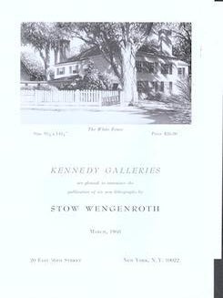 Item #77-0761 Kennedy Galleries are Pleased to Announce the Publicatiion of Six New Lithographs...