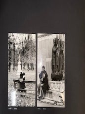 Couples holding each other in Paris and Italy. Marianne Spier-Donati.