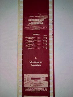 Item #77-2109 Science Adventure: Keeping an Aquarium , Water Life Series, Film NO. 5. Jam Handy...