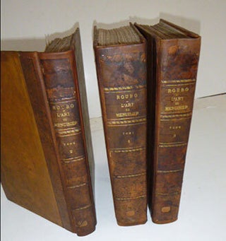 Item #99-0159 L'art du Menuisier. First edition. M. Roubo, Catherine Haussard, Elisabeth...