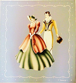 Item #99-0179 Eighteenth Century Couple in Fancy Dress. Turner