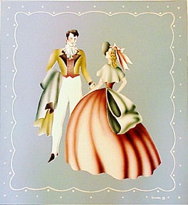 Turner - Eighteenth Century Couple in Fancy Dress. II